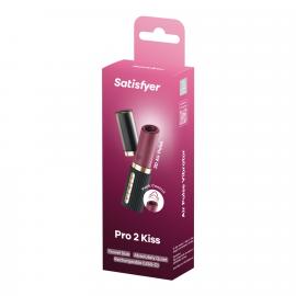 Вакуумний стимулятор Satisfyer Pro 2 Kiss, магнітна технологія 3D Air Pulse - 2