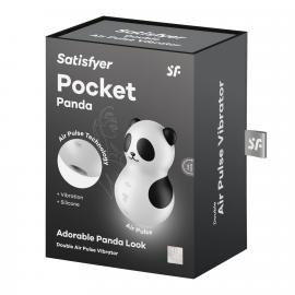 Вакуумний стимулятор із вібрацією Satisfyer Pocket Panda - 7