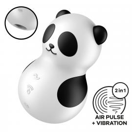Вакуумний стимулятор із вібрацією Satisfyer Pocket Panda - 1