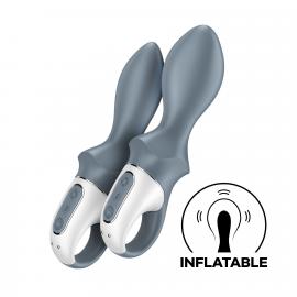 Анальний надувний вібратор Satisfyer Air Pump Booty 1, гнучкий ствол - 1