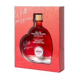 Массажный гель EXSENS With Passion Candy Apple 50 мл разогревающий - 3