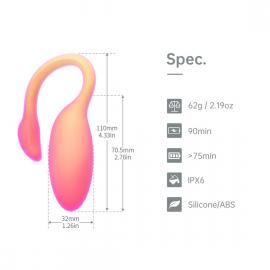 Смарт-віброяйце Magic Motion Flamingo Max Orange - 8