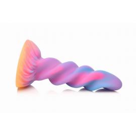 Фентезійний фалоімітатор Creature Cocks Glow-in-the-Dark Unicorn Dildo - 3