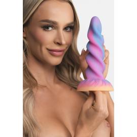 Фентезійний фалоімітатор Creature Cocks Glow-in-the-Dark Unicorn Dildo - 7