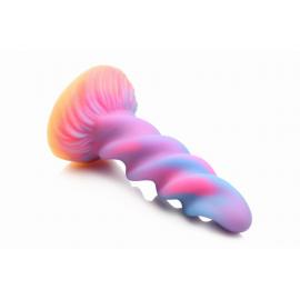 Фентезійний фалоімітатор Creature Cocks Glow-in-the-Dark Unicorn Dildo - 4