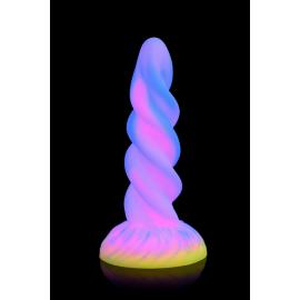 Фентезійний фалоімітатор Creature Cocks Glow-in-the-Dark Unicorn Dildo - 2