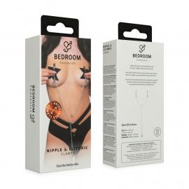 Зажимы для сосков и клитора Bedroom Fantasies: Nipple and Clitoris Clamps - Silver - 2