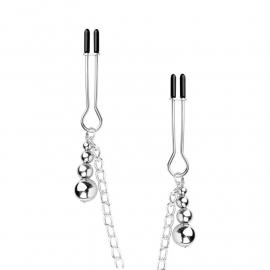 Зажимы для сосков и клитора Bedroom Fantasies: Nipple and Clitoris Clamps - Silver - 5