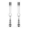 Затискачі для сосків Bedroom Fantasies: Nipple Clamps with Beaded Chain - Silver