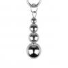 Затискачі для сосків Bedroom Fantasies: Nipple Clamps with Beaded Chain - Silver