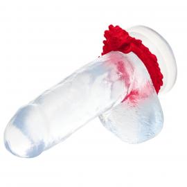 Эрекционное кольцо Creature Cocks Rise of the Dragon Silicone Penis Ring - Red - 3