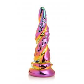 Фентезійний фалоімітатор Creature Cocks Enchanting Rainbow Glass Dildo - 1