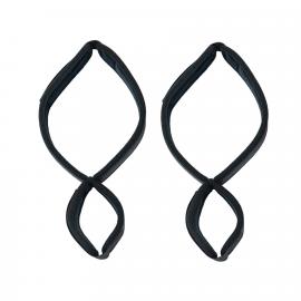 Фіксатори для руки та стегна Punishment - Thigh to Wrist Restraints - Black - 1