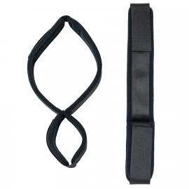 Фіксатори для руки та стегна Punishment - Thigh to Wrist Restraints - Black - 2