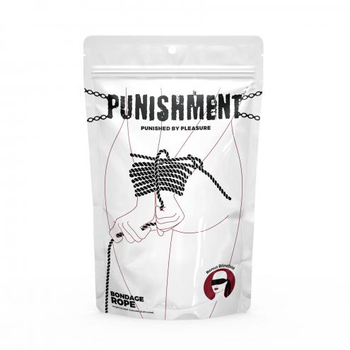 Веревка для шибари Punishment - Bondage Rope – Black
