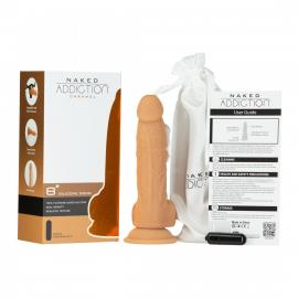 Фалоімітатор Naked Addiction - 8 Silicone Dual Density Dildo Vanilla - 2