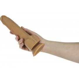 Фалоімітатор з пульсацією Naked ADDICTION Dominic 9 Caramel - 6