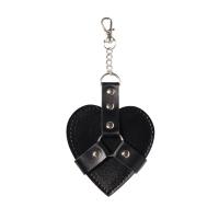 Брелок на карабіні для ключів Art of Sex Chained Heart, Чорний