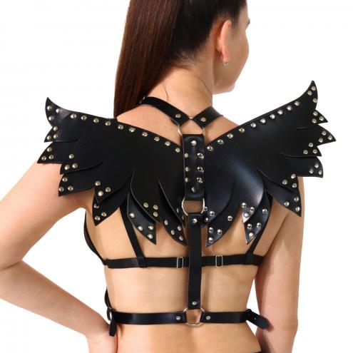 Женская портупея Art of Sex - Wings черная XS-M