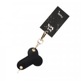 Брелок на карабіні для ключів Art of Sex Fhallus, Чорний - 1