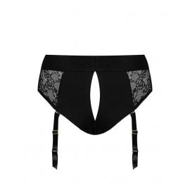 Мереживні труси для страпону з підв'язками для панчох Strap-On-Me DIVA HARNESS - XS - 3