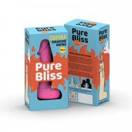 Свічка у вигляді члена Pure Bliss MINI Pink 18 см - 3