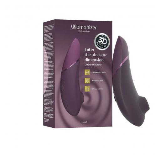 Вакуумный клиторальный стимулятор Womanizer Next Dark Purple