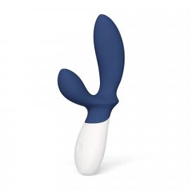 Масажер простати LELO Loki Wave 2 Base Blue, 2 мотори, манливий рух + вібрація - 1