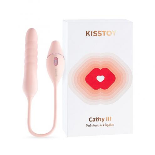 Пульсатор із вакуумним стимулятором KISSTOY Cathy III Pink