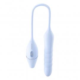 Пульсатор із вакуумним стимулятором KISSTOY Cathy III Light Blue - 1