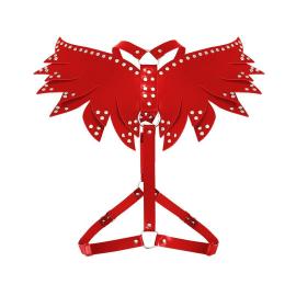 Жіноча портупея Art of Sex - Wings червона L-2XL - 2