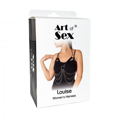 Жіноча портупея Art of Sex - Louise черная XS-2XL