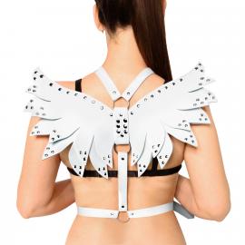 Жіноча портупея Art of Sex - Wings біла XS-M - 1