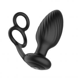 Анальная вибропробка Nexus Tornado Cock and Ball Ring - 9