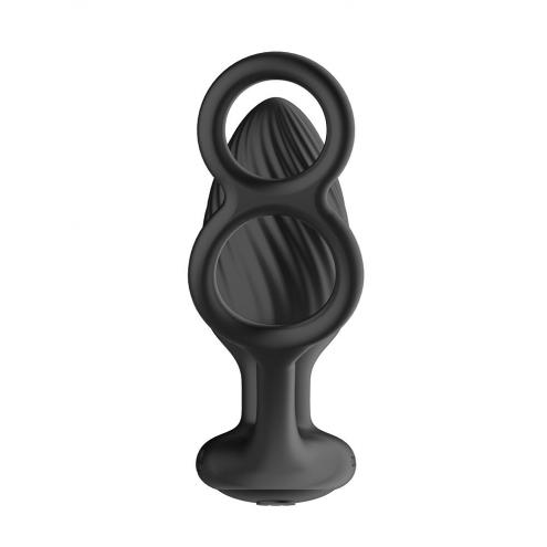 Анальная вибропробка Nexus Tornado Cock and Ball Ring
