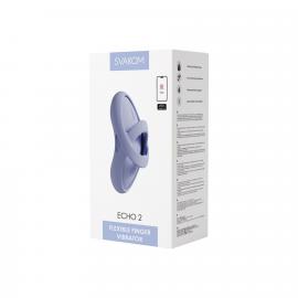 Кліторальний вібратор Svakom Echo 2 Sky Blue - 6