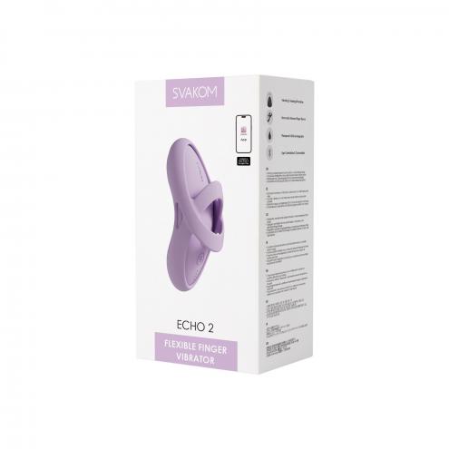 Кліторальний вібратор Svakom Echo 2 Pink Lilac