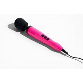 Вібромасажер DOXY Die Cast Massager Hot Pink, дуже потужний, живлення 220В, металевий корпус - 1