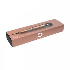 Вібромасажер DOXY Die Cast 3 Rose Gold, дуже потужний, живлення 220В, металевий корпус - 2