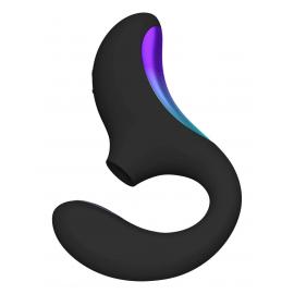 Кліторально-вагінальний звуковий стимулятор LELO Enigma Double Sonic Black - 3