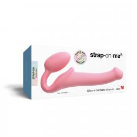 Безремінний страпон Strap-On-Me Rose М, повністю регульований, діаметр 3,3 см - 2
