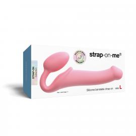 Безремінний страпон Strap-On-Me Rose L, повністю регульований, діаметр 3,7 см - 2