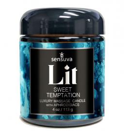 Масажна свічка Sensuva Lit Sweet Temptation Massage Candle 113г - 1