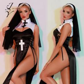 Еротичний костюм черниці JSY 5950 One Size - 6