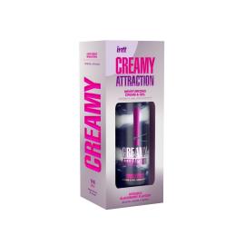 Увлажняющий крем-гель 2в1 Intt Creamy Attraction Blackberry 100мл для всего тела, вкус ежевики - 2