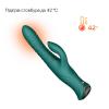 Пульсатор-кролик з вібрацією Zalo Mose 2 Turquoise Green