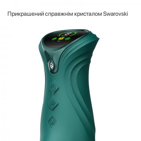 Пульсатор-кролик з вібрацією Zalo Mose 2 Turquoise Green