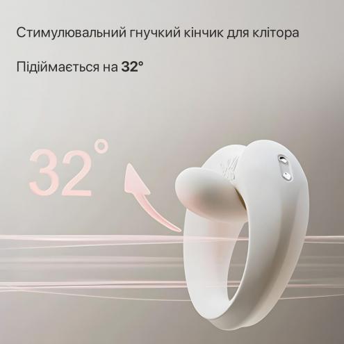 Ерекційне кільце Zalo Apis Ivory White