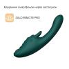 Вібратор-кролик Zalo Ares Turquoise Green