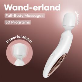 Вібромасажер Satisfyer Wand-erland (White/Rosegold) - 5